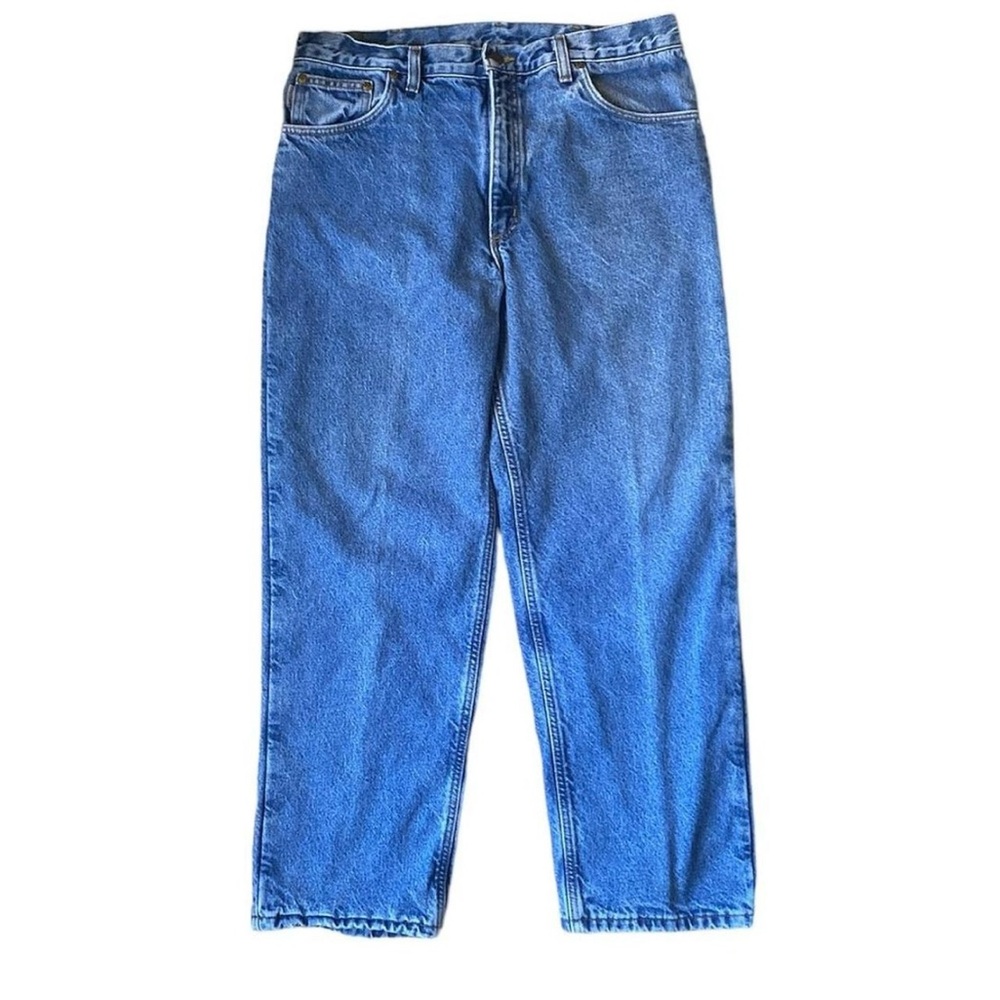 Carhartt Jeans- Blue Flannel Lined